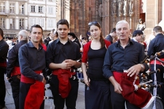 31/05 : les 4 musiciens de Ca Bombarde (photo de Gael Le Bas)