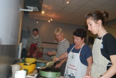 Crêpes en cuisson