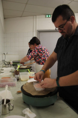 Les galettes se préparent...