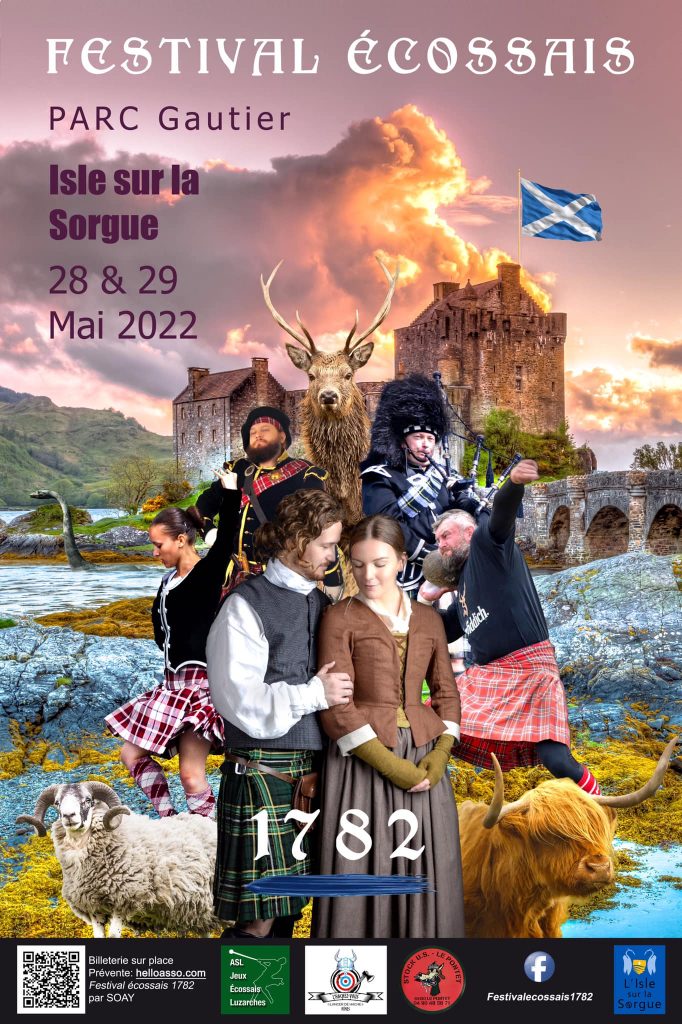 FEstival écossais d'Isle sur Sorgue du 28-29 mai 2022